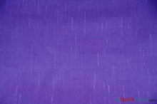 Load image into Gallery viewer, IFR Extra Wide Dupioni Silk | 100% Polyester Faux Dupioni Fabric | 120&quot; Wide | Multiple Colors | Fabric mytextilefabric Yards Purple 