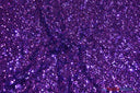 Gatsby Sequins Fabric | 6mm Flat Sewn Sequins on Mesh | 52" Wide | Multiple Colors | Fabric mytextilefabric Yards Purple 