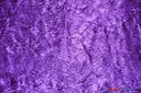 Silky Crush Satin | Crush Charmeuse Bichon Satin | 54" Wide | Continuous Yards | Multiple Colors | Fabric mytextilefabric Yards Purple 