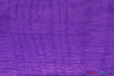 Soft and Smooth Mirror Organza Fabric | 60" Wide | Wholesale Bolt | Multiple Colors | Fabric mytextilefabric Bolts Purple 