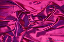 Load image into Gallery viewer, Stretch Taffeta Fabric | 60&quot; Wide | Multiple Solid Colors | Continuous Yards | Costumes, Apparel, Cosplay, Designs | Fabric mytextilefabric Yards Raspberry 