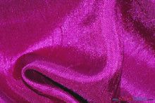 Load image into Gallery viewer, Shantung Satin Fabric | Satin Dupioni Silk Fabric | 60&quot; Wide | Multiple Colors | Continuous Yards | Fabric mytextilefabric Yards Raspberry 