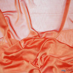 Load image into Gallery viewer, Two Tone Chiffon Fabric | Iridescent Chiffon Fabric | 60&quot; Wide | Clean Edge | Multiple Colors | Wholesale Bolt | Fabric mytextilefabric Bolts Red Orange 
