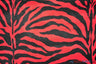 Animal Zebra Satin Fabric | Soft Satin Zebra Charmeuse Fabric | 60" Wide | Multiple Colors | Fabric mytextilefabric Yards Red Zebra 