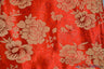 Oriental Metallic Flower Brocade | Metallic Brocade B23 | 58" Wide | Chinese Brocade Fabric | Fabric mytextilefabric Yards Red 