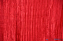 Extra Wide Italian Crush Satin | 108" Wide | Multiple Colors | Fabric mytextilefabric Yards Red 