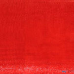 Load image into Gallery viewer, Crystal Organza Fabric | Sparkle Sheer Organza | 60&quot; Wide | Continuous Yards | Multiple Colors | Fabric mytextilefabric Yards Red 
