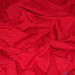 Load image into Gallery viewer, Polyester Gabardine Fabric | Polyester Suiting Fabric | 58&quot; Wide | Multiple Colors | Polyester Twill Fabric | Fabric mytextilefabric Yards Red 
