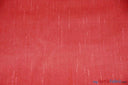 IFR Extra Wide Dupioni Silk | 100% Polyester Faux Dupioni Fabric | 120" Wide | Multiple Colors | Fabric mytextilefabric Yards Red 