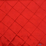 Load image into Gallery viewer, Taffeta Pintuck Fabric | 4&quot;x4&quot; Diamond | Diamond Taffeta Fabric | 58&quot; Wide | Multiple Colors | Wholesale Bolt | Fabric mytextilefabric Bolts Red 
