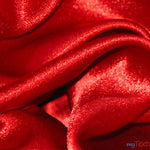 Load image into Gallery viewer, Superior Quality Crepe Back Satin | Japan Quality | 60&quot; Wide | Continuous Yards | Multiple Colors | Fabric mytextilefabric Yards Red 
