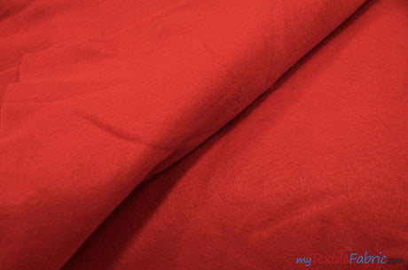 Premium Craft Felt Fabric | 72" Wide | Recycled Polyester | Kids Crafts, Apparel, Footwear & Tents | 5 Colors | Fabric mytextilefabric Bolts Red 