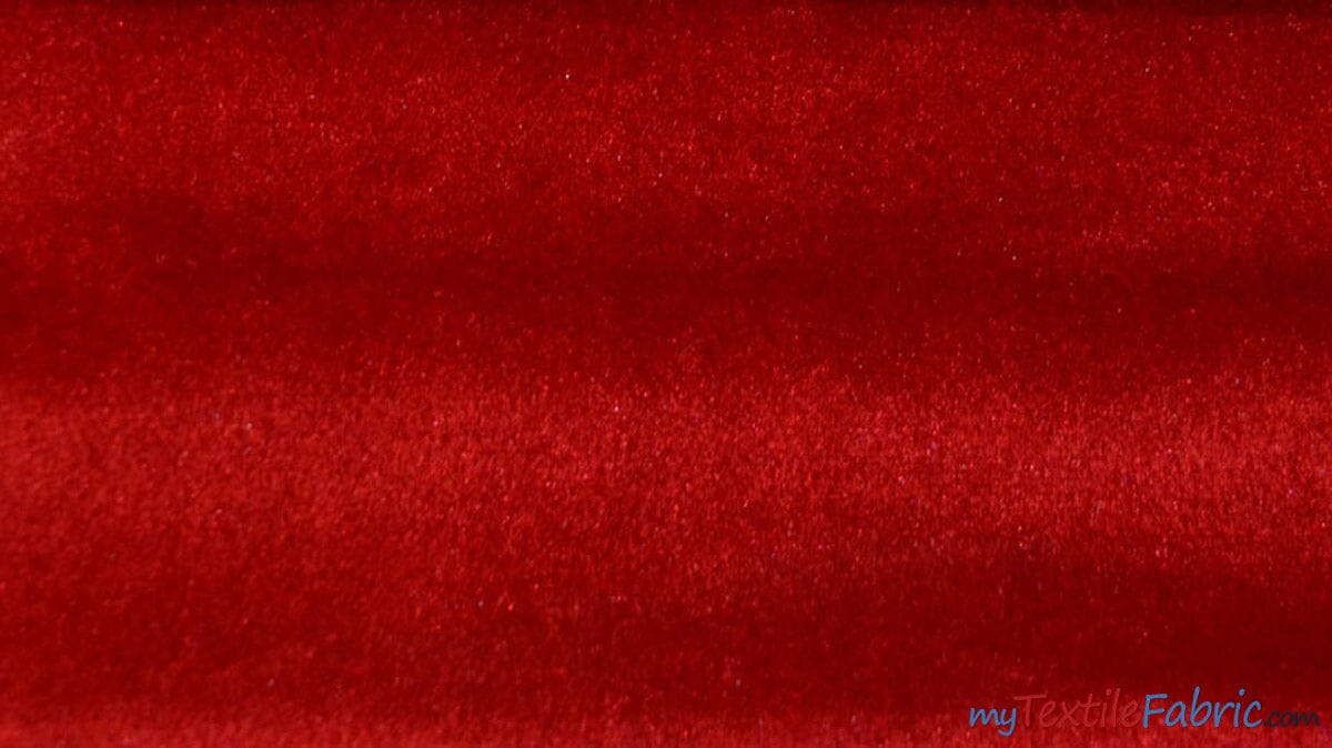 Velvet Fabric Stretch 60 Wide / By The Yard and Swatch - Many Colors