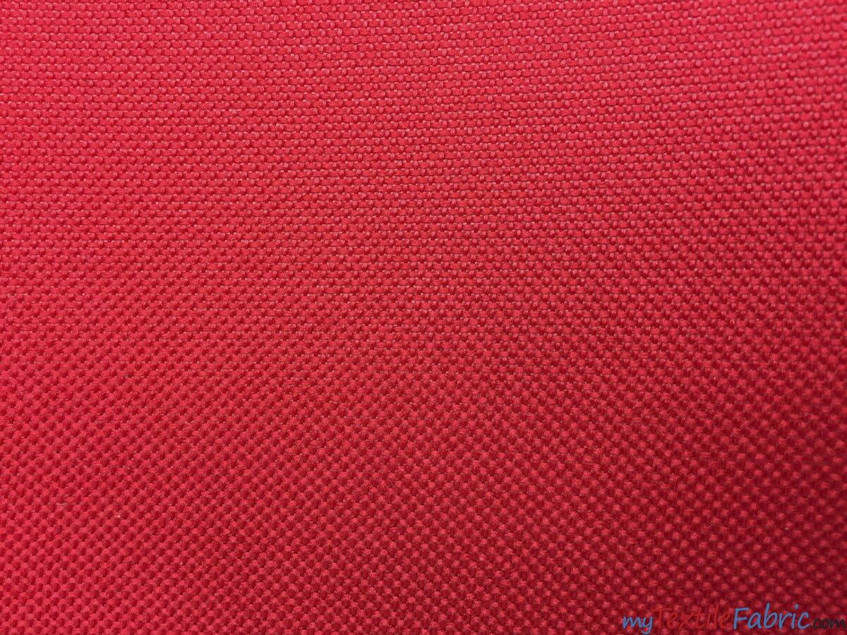 Waterproof Sun Repellent Canvas Fabric | 58" Wide | 100% Polyester | Great for Outdoor Waterproof Pillows, Tents, Covers, Bags, Patio Fabric mytextilefabric Yards Red 