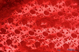 Satin Jacquard | Satin Flower Brocade | 60" Wide | Wholesale Bolt 65 Yards | Fabric mytextilefabric Bolts Red 