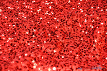 Load image into Gallery viewer, Sequins Taffeta Fabric by the Yard | Glitz Sequins Taffeta Fabric | Raindrop Sequins | 54&quot; Wide | Tablecloths, Runners, Dresses, Apparel | Fabric mytextilefabric Yards Red 