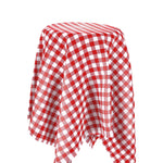 Load image into Gallery viewer, Gingham Checkered Fabric | Polyester Picnic Checkers | 1&quot; x 1&quot; | 60&quot; Wide | Tablecloths, Curtains, Drapery, Events, Apparel | Fabric mytextilefabric 
