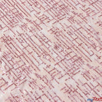 Load image into Gallery viewer, Sequins Everleigh Lace Fabric | Everleigh Embroidery | 52&quot; Wide | Multiple Colors | Fabric mytextilefabric Yards Rose Petal 
