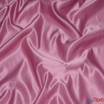 Load image into Gallery viewer, L&#39;Amour Satin Fabric | Polyester Matte Satin | Peau De Soie | 60&quot; Wide | Sample Swatch | Wedding Dress, Tablecloth, Multiple Colors | Fabric mytextilefabric Sample Swatches Rose 
