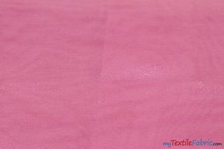 Crystal Organza Fabric | Sparkle Sheer Organza | 60" Wide | Sample Swatch | Multiple Colors | Fabric mytextilefabric Sample Swatches Rose 