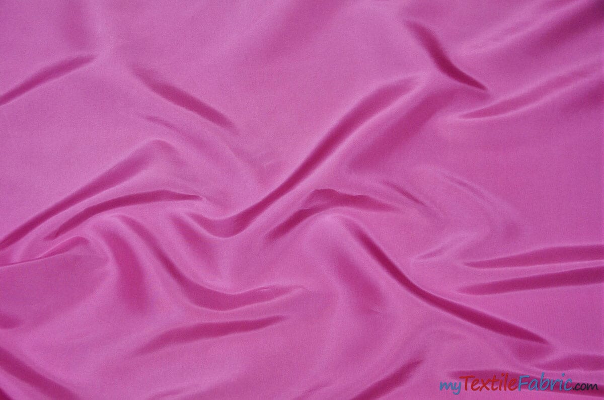 Stretch Taffeta Fabric | 60" Wide | Multiple Solid Colors | Sample Swatch | Costumes, Apparel, Cosplay, Designs | Fabric mytextilefabric Sample Swatches Rose 