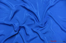 Load image into Gallery viewer, Peachskin Fabric | Polyester Peach Skin Fabric | 60&quot; Wide | Suiting, Garments, Uniforms, Apparel | Fabric mytextilefabric Yards Royal Blue 