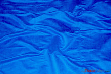 Load image into Gallery viewer, Suede Fabric | Microsuede | 40 Colors | 60&quot; Wide | Faux Suede | Upholstery Weight, Tablecloth, Bags, Pouches, Cosplay, Costume | Wholesale Bolt | Fabric mytextilefabric Bolts Royal Blue 