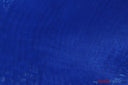 Soft and Smooth Mirror Organza Fabric | 60" Wide | Continuous Yards | Multiple Colors | Fabric mytextilefabric Yards Royal Blue 