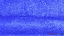 Load image into Gallery viewer, Royal Velvet Fabric | Soft and Plush Non Stretch Velvet Fabric | 60&quot; Wide | Apparel, Decor, Drapery and Upholstery Weight | Multiple Colors | Sample Swatch | Fabric mytextilefabric Sample Swatches Royal Blue 
