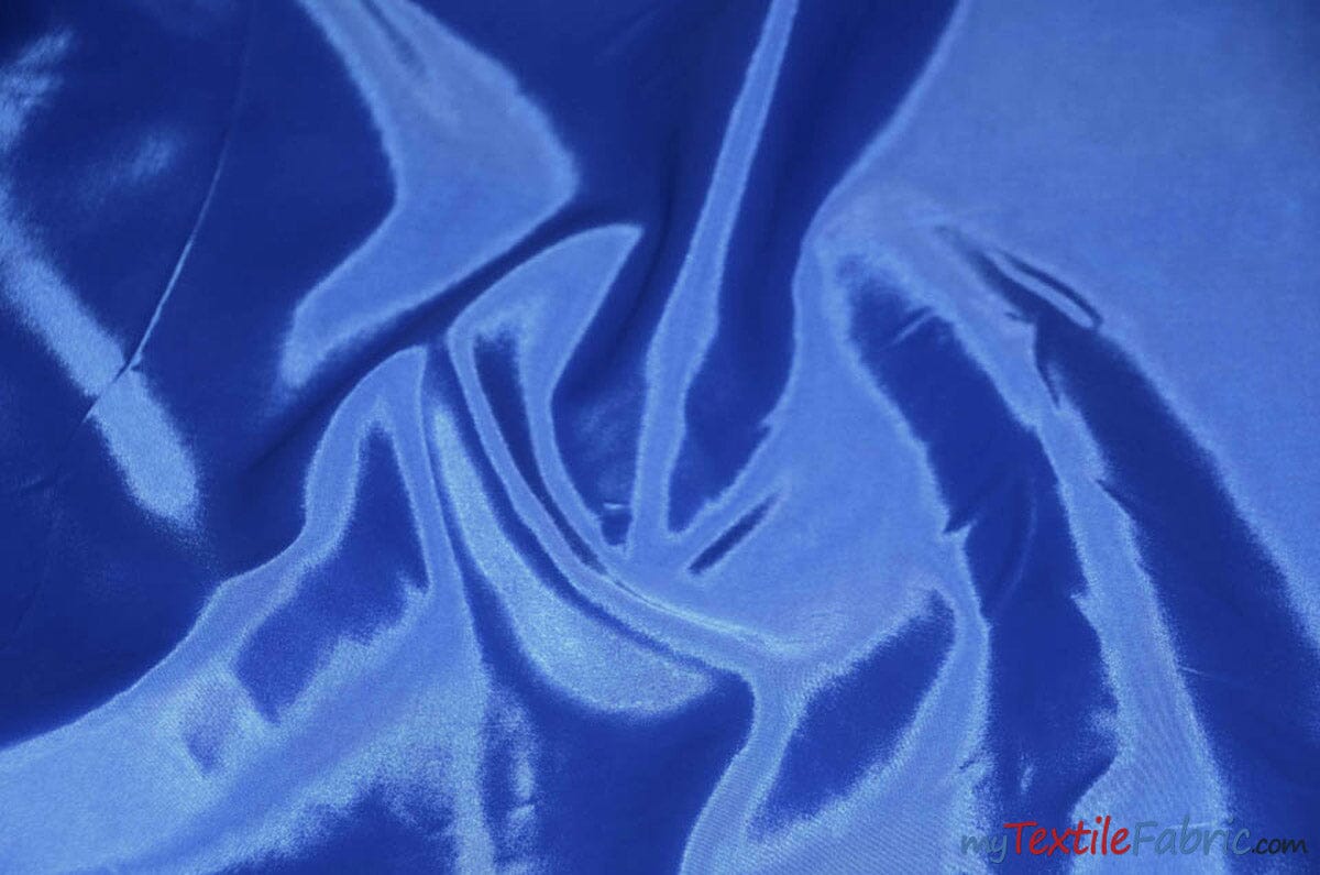 Polyester Lining Fabric | Woven Polyester Lining | 60" Wide | Wholesale Bolt | Imperial Taffeta Lining | Apparel Lining | Tent Lining and Decoration | Fabric mytextilefabric Bolts Royal Blue 