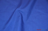 Polyester Cotton Broadcloth Fabric | 60" Wide | Solid Colors | Wholesale Bolt | Multiple Colors | Fabric mytextilefabric Bolts Royal Blue 