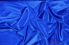 Load image into Gallery viewer, Taffeta Fabric | Two Tone Taffeta Fabric | Non Stretch Taffeta | 60&quot; Wide | Multiple Solid Colors | Sample Swatch | Fabric mytextilefabric Sample Swatches Royal Blue 

