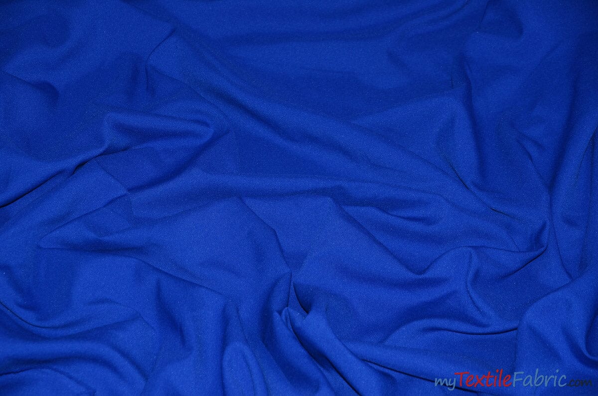 Polyester Gabardine Fabric | Polyester Suiting Fabric | 58" Wide | Multiple Colors | Polyester Twill Fabric | Fabric mytextilefabric Yards Royal Blue 