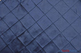 Taffeta Pintuck Fabric | 4"x4" Diamond | Diamond Taffeta Fabric | 58" Wide | Multiple Colors | Continuous Yards | Fabric mytextilefabric Yards Royal Blue 