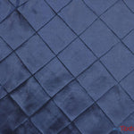 Load image into Gallery viewer, Taffeta Pintuck Fabric | 4&quot;x4&quot; Diamond | Diamond Taffeta Fabric | 58&quot; Wide | Multiple Colors | Continuous Yards | Fabric mytextilefabric Yards Royal Blue 
