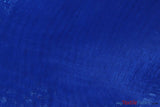 Soft and Smooth Mirror Organza Fabric | 60" Wide | Wholesale Bolt | Multiple Colors | Fabric mytextilefabric Bolts Royal Blue 