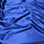 Load image into Gallery viewer, Crepe Back Satin | Korea Quality | 60&quot; Wide | Sample Swatch | Multiple Colors | Fabric mytextilefabric Sample Swatches Royal Blue 
