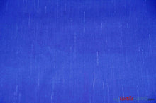 Load image into Gallery viewer, IFR Extra Wide Dupioni Silk | 100% Polyester Faux Dupioni Fabric | 120&quot; Wide | Multiple Colors | Fabric mytextilefabric Yards Royal Blue 