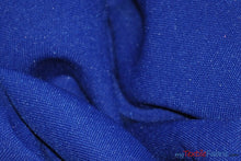 Load image into Gallery viewer, Scuba Double Knit Fabric | Basic Wrinkle Free Polyester Fabric with Mechanical Stretch | 60&quot; Wide | Multiple Colors | Poly Knit Fabric | Fabric mytextilefabric Yards Royal Blue 
