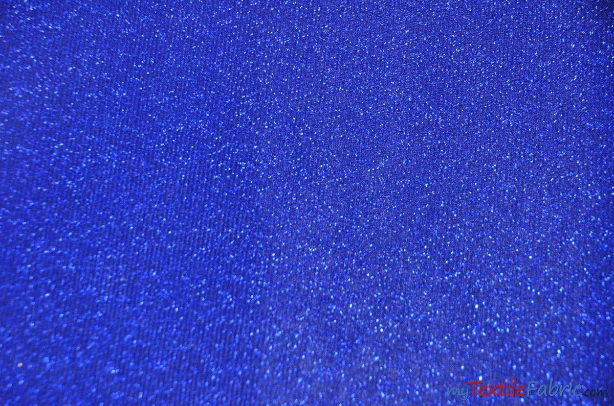 Plain Lurex Fabric | Tinsel Metallic Fabric | 54" Wide | 3 Colors | Fabric mytextilefabric Yards Royal 