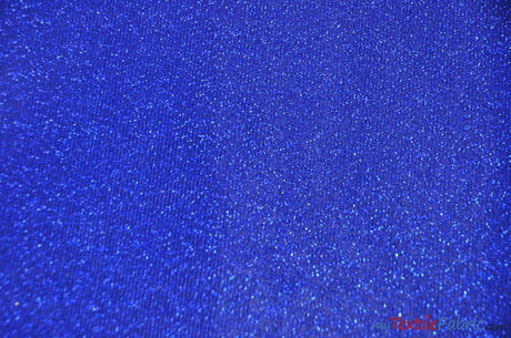 Plain Lurex Fabric | Tinsel Metallic Fabric | 54" Wide | 3 Colors | Fabric mytextilefabric Yards Royal 