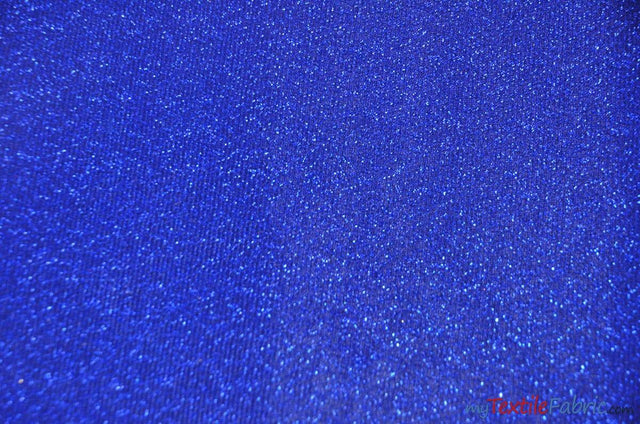 Plain Lurex Fabric | Tinsel Metallic Fabric | 54" Wide | 3 Colors | Fabric mytextilefabric Yards Royal 