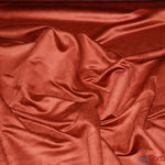 Load image into Gallery viewer, Suede Fabric | Microsuede | 40 Colors | 60&quot; Wide | Faux Suede | Upholstery Weight, Tablecloth, Bags, Pouches, Cosplay, Costume | Continuous Yards | Fabric mytextilefabric Yards Rust 
