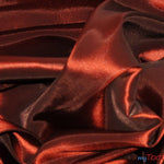 Load image into Gallery viewer, Taffeta Fabric | Two Tone Taffeta Fabric | Non Stretch Taffeta | 60&quot; Wide | Multiple Solid Colors | Wholesale Bolt | Fabric mytextilefabric Bolts Rust 
