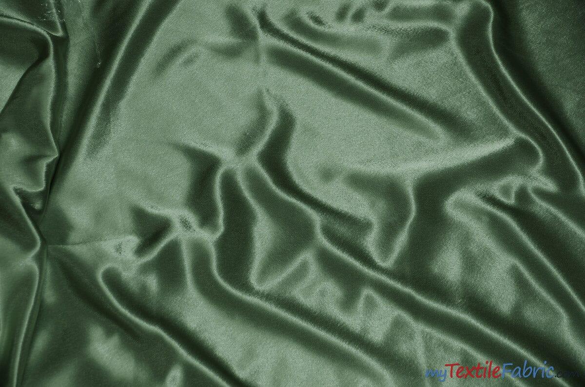 Crepe Back Satin | Korea Quality | 60" Wide | Sample Swatch | Multiple Colors | Fabric mytextilefabric Sample Swatches Sage 