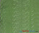 Polyester Cotton Eyelet Embroidery | One Side Scallop | 45" Wide | Multiple Colors | Fabric mytextilefabric Yards Sage 