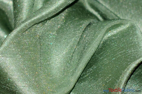 Shantung Satin Fabric | Satin Dupioni Silk Fabric | 60" Wide | Multiple Colors | Sample Swatch | Fabric mytextilefabric Sample Swatches Sage 