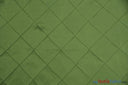 Taffeta Pintuck Fabric | 4"x4" Diamond | Diamond Taffeta Fabric | 58" Wide | Multiple Colors | Continuous Yards | Fabric mytextilefabric Yards Sage 