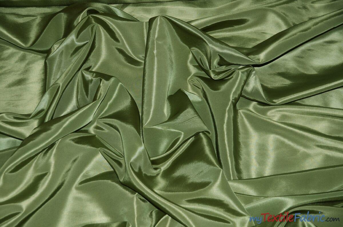 Taffeta Fabric | Two Tone Taffeta Fabric | Non Stretch Taffeta | 60" Wide | Multiple Solid Colors | Sample Swatch | Fabric mytextilefabric Sample Swatches Sage 