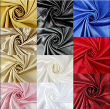 Load image into Gallery viewer, Charmeuse Satin Fabric | Silky Soft Satin | 60&quot; Wide | Continuous Yards | Multiple Colors | Fabric mytextilefabric 